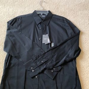 NWT Murano Black Mens Dress Shirt